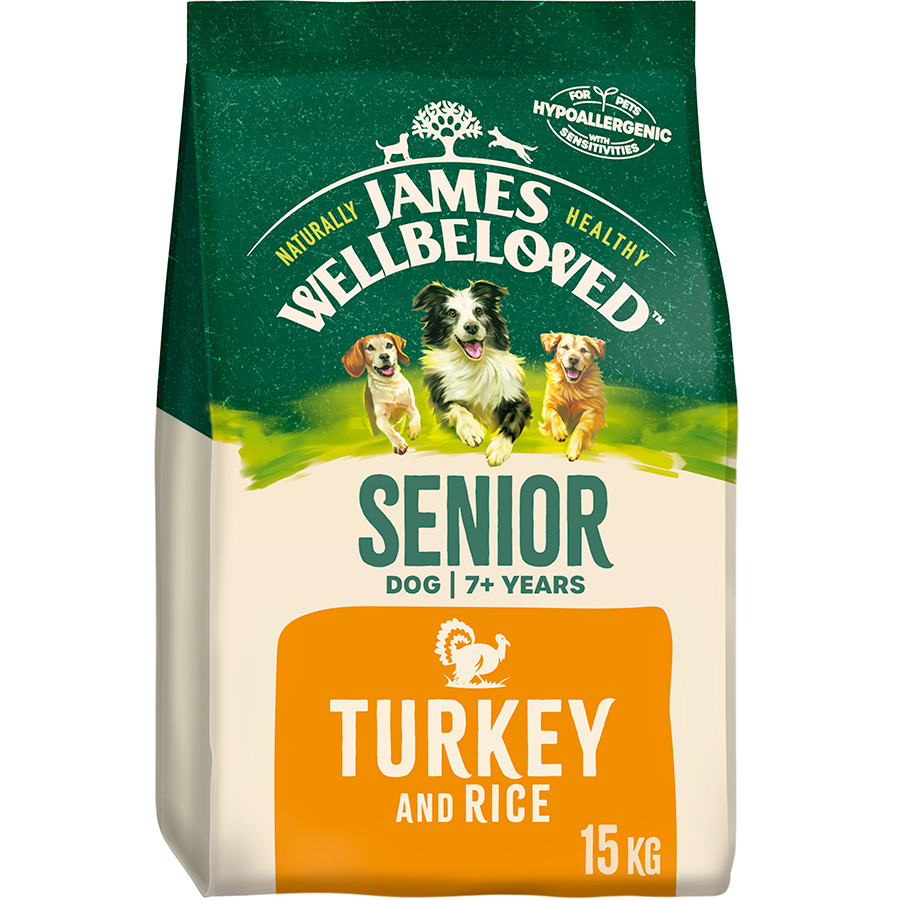 James Wellbeloved Senior Dry Dog Food Turkey & Rice