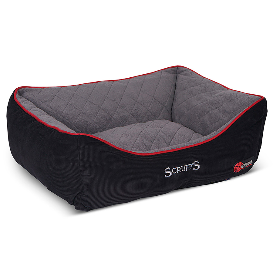 Scruffs Thermal Box Dog Bed Black