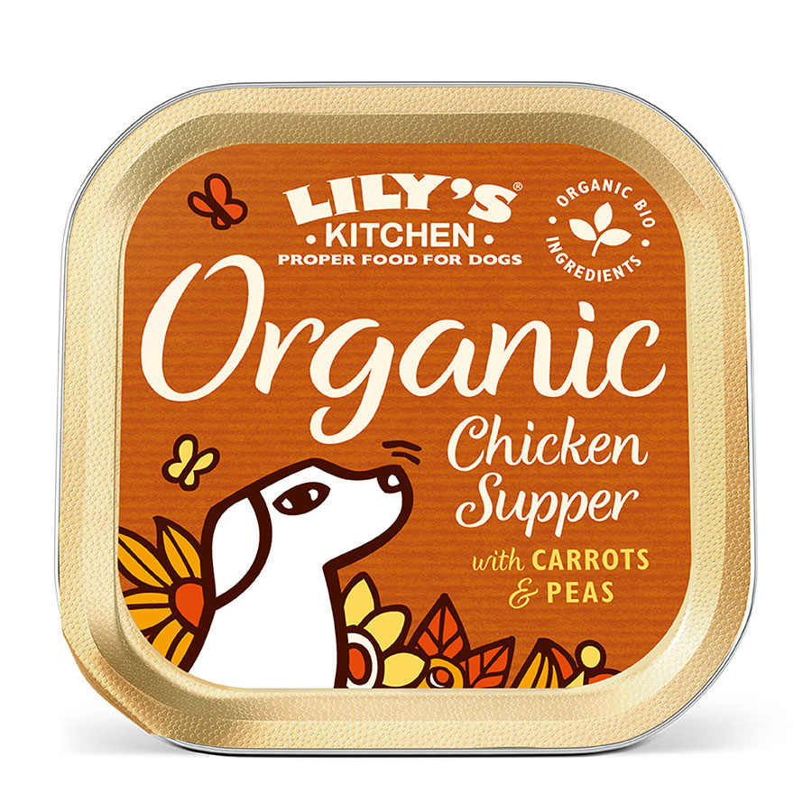 Lily's Kitchen Organic Supper Adult Wet Dog Food Chicken