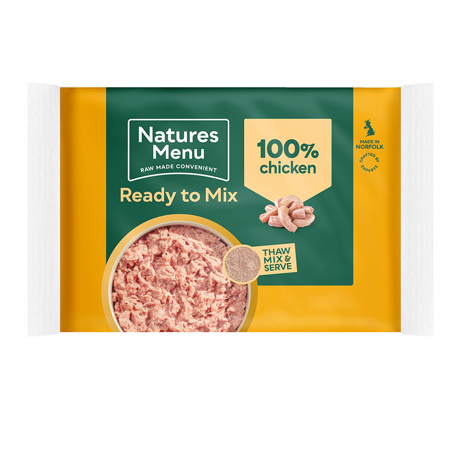 Natures Menu Ready to Mix Block Frozen Dog Food Chicken