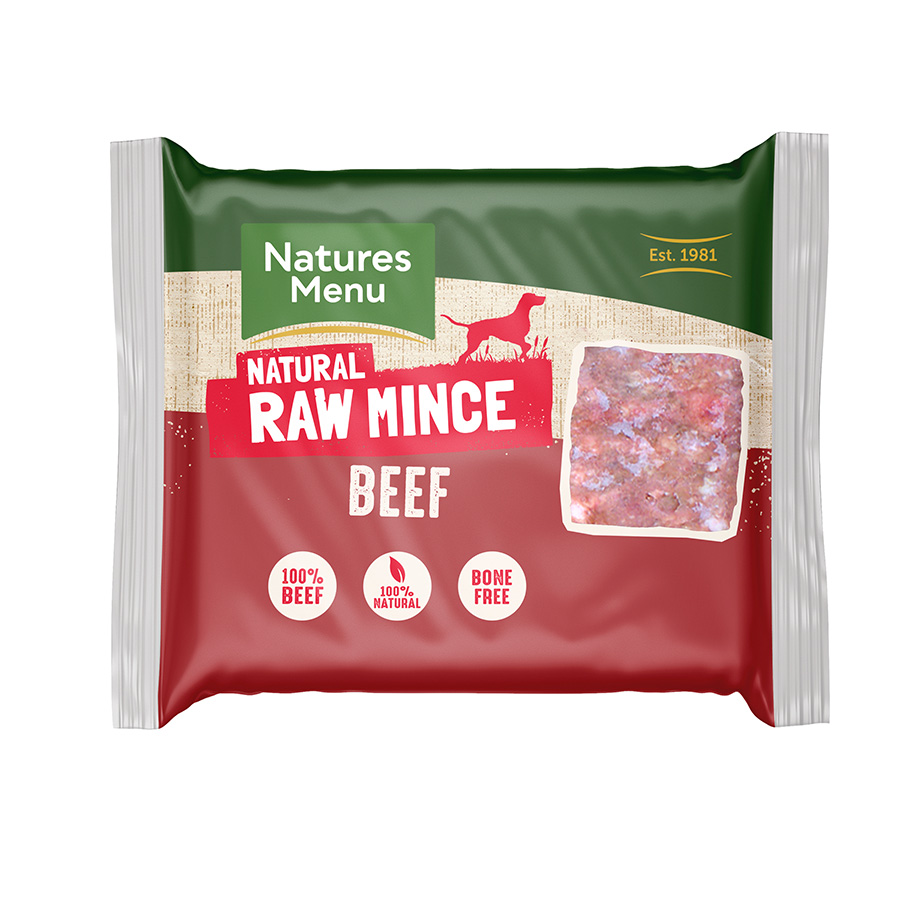 Natures Menu Frozen Beef Mince Dog Food