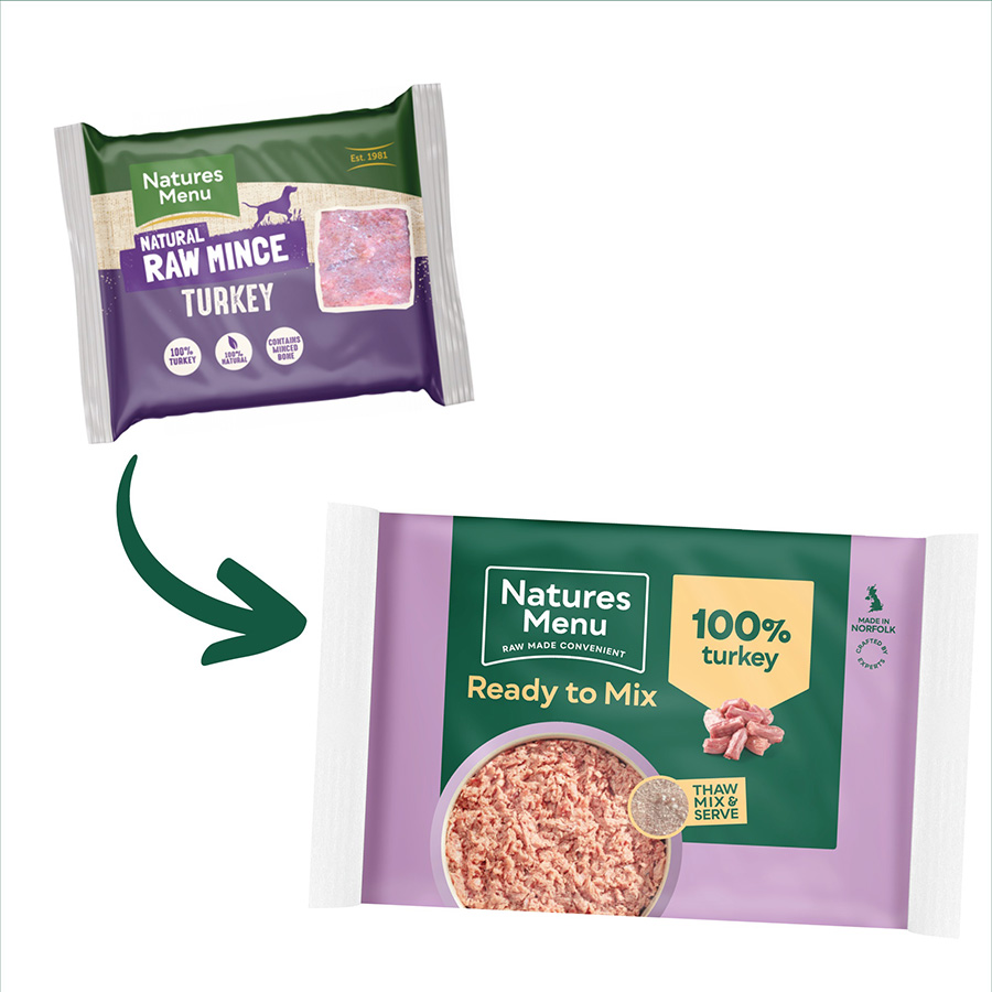 Natures Menu Raw Adult Dog Food Turkey