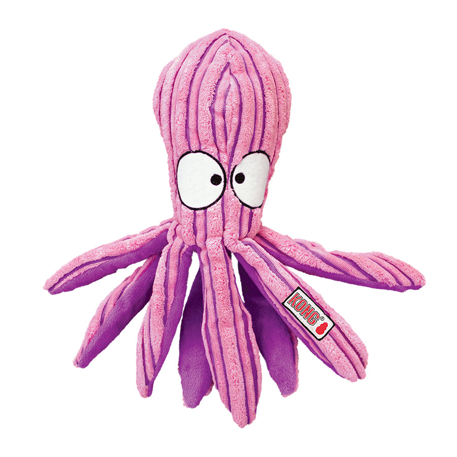 KONG Cuteseas Octopus Dog Toy Pink Large