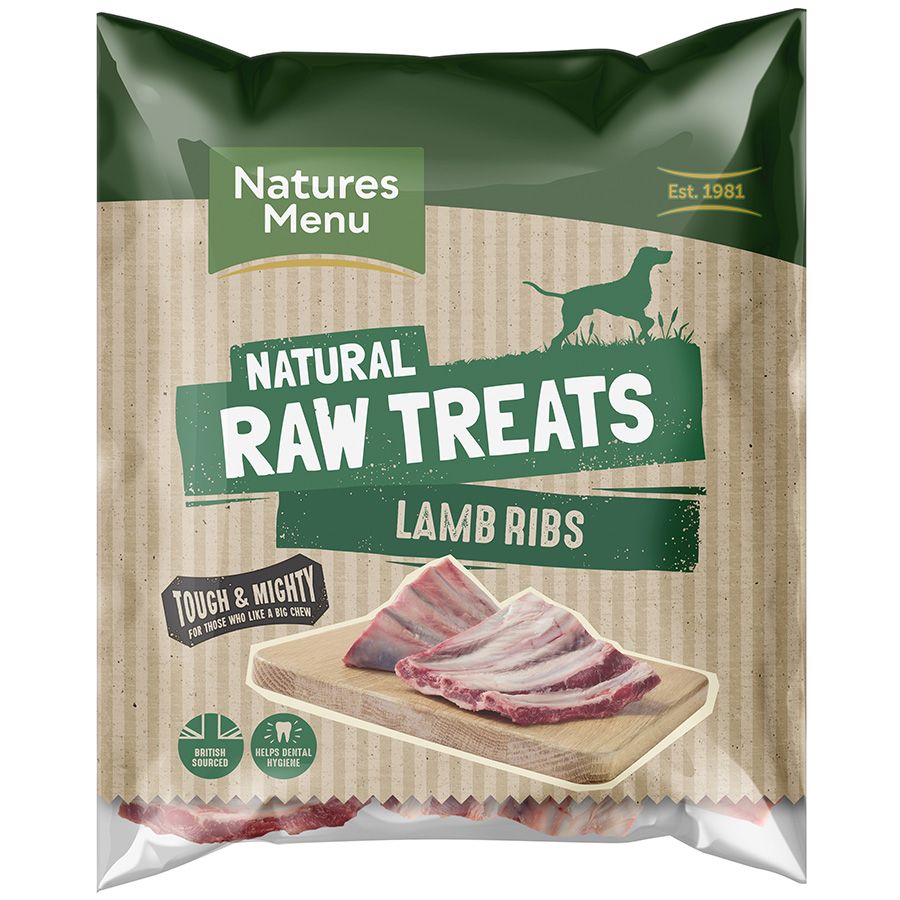 Natures Menu Frozen Raw Lamb Ribs