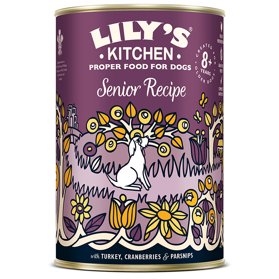 Lily's Kitchen Senior Recipe Wet Dog Food Turkey