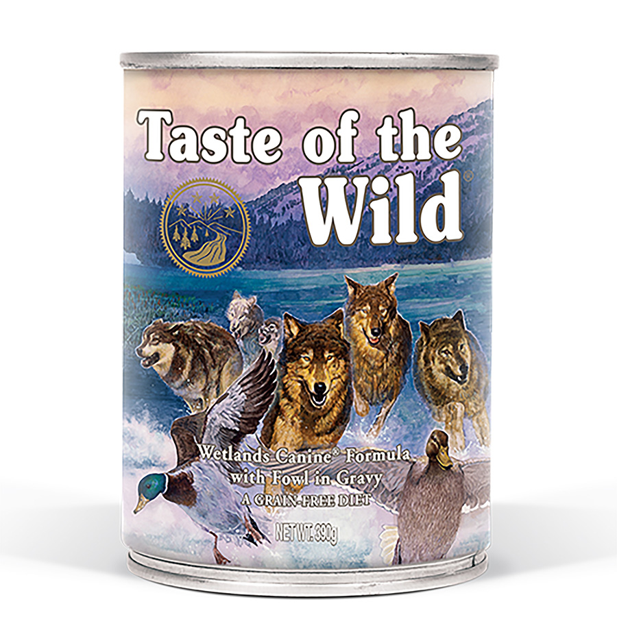 Taste of the Wild Wetlands Canine Wet Dog Food Fowl Gravy