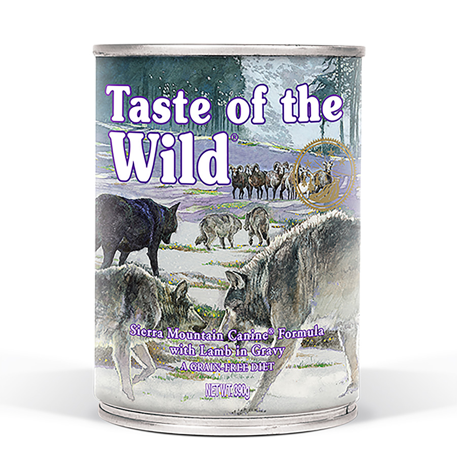 Taste of the Wild Sierra Mountain Canine Wet Dog Food Lamb Gravy