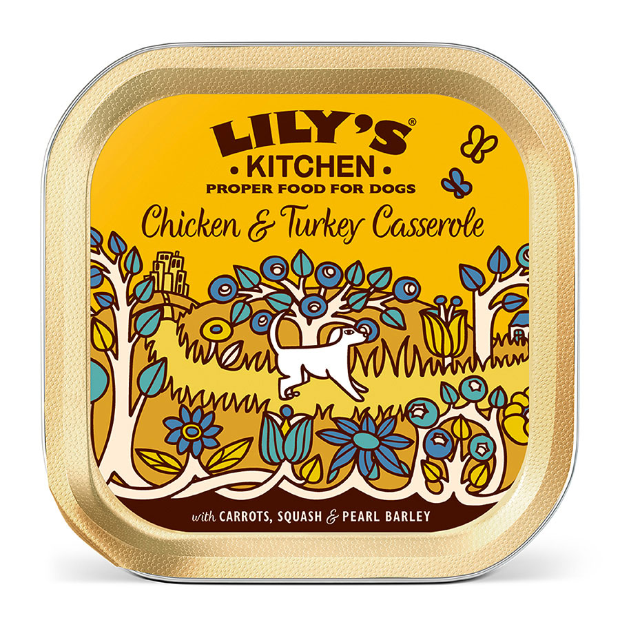 Lily's Kitchen Casserole Adult Wet Dog Food Chicken & Turkey