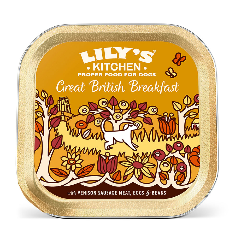 Lily's Kitchen Great British Breakfast Adult Wet Dog Food Venison