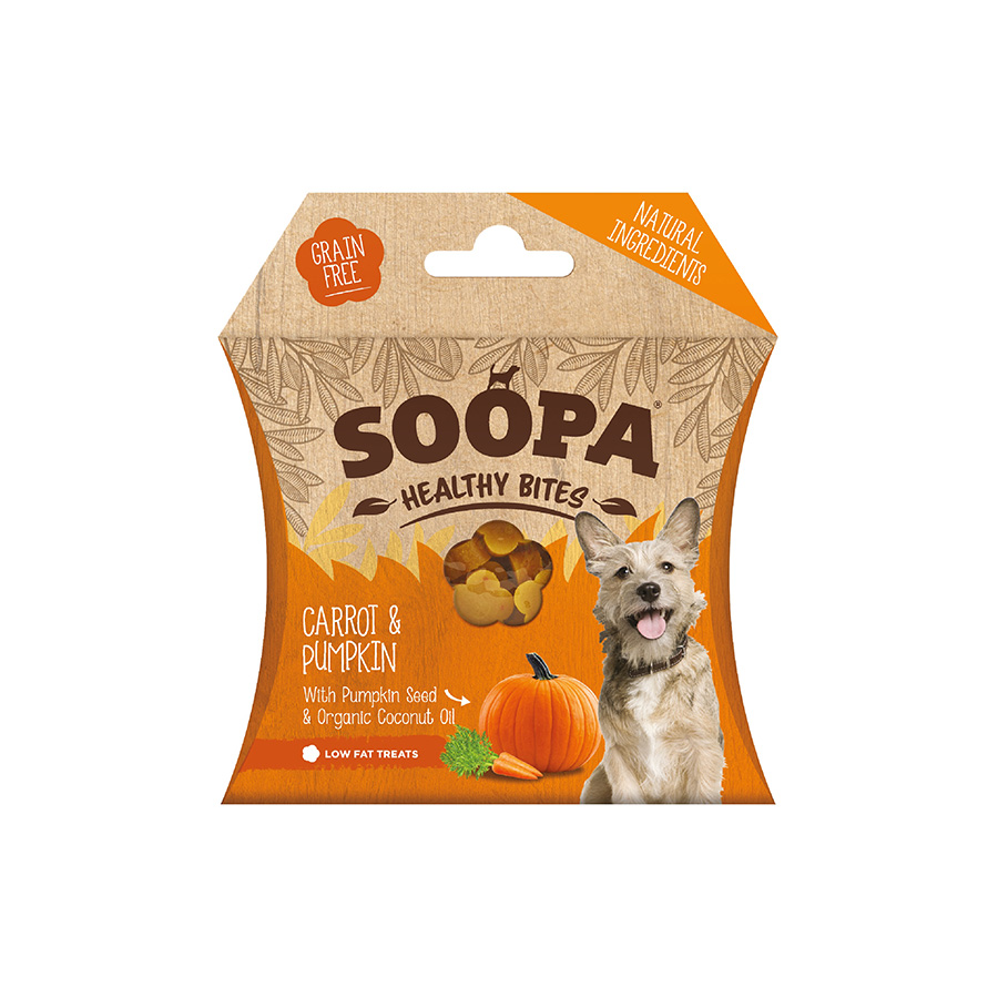Soopa Healthy Bites Dog Treat Carrot & Pumpkin