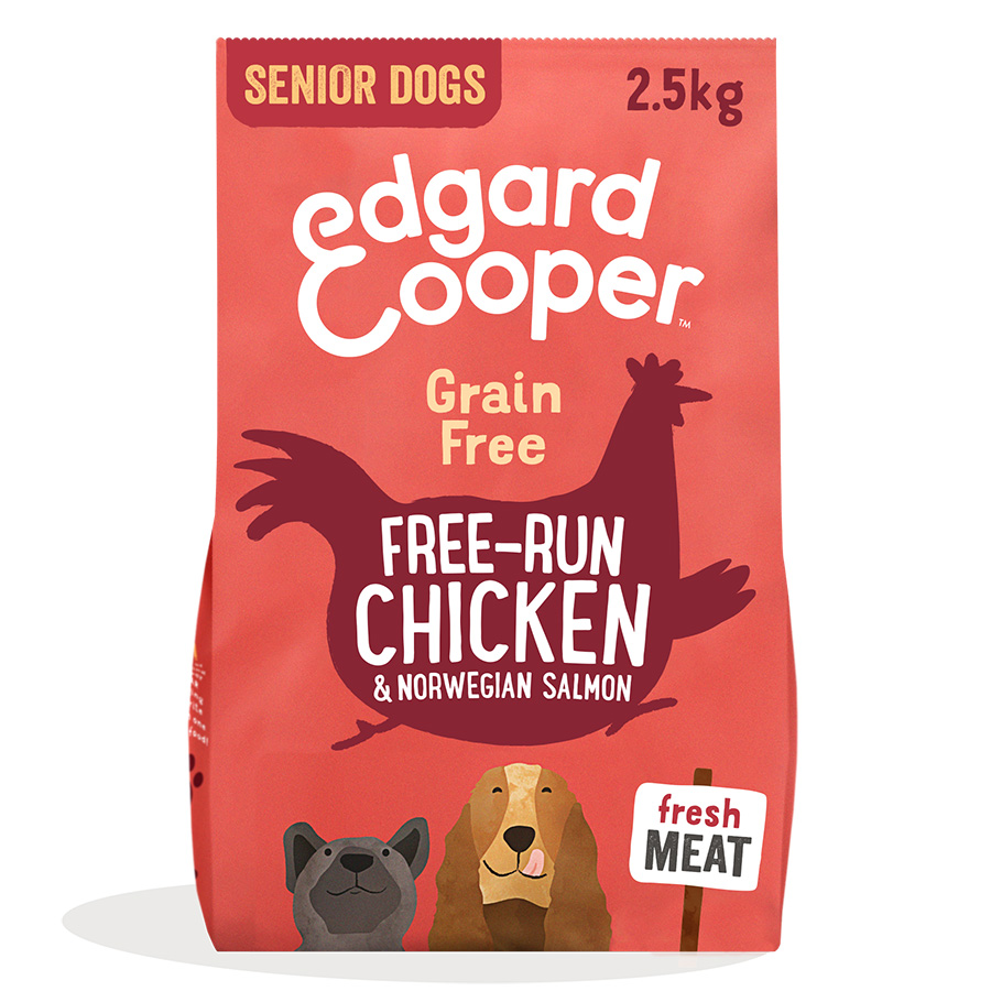 Edgard & Cooper Grain Free Senior Dry Dog Food Chicken & Salmon