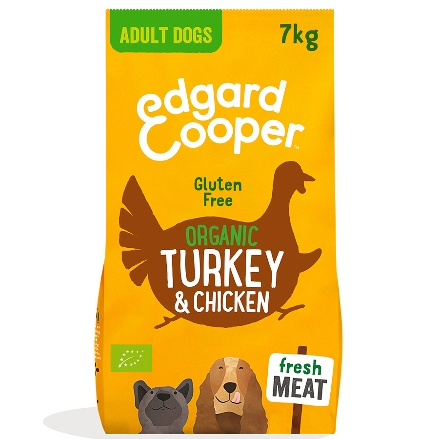 Edgard & Cooper Organic Adult Dry Dog Food Turkey & Chicken