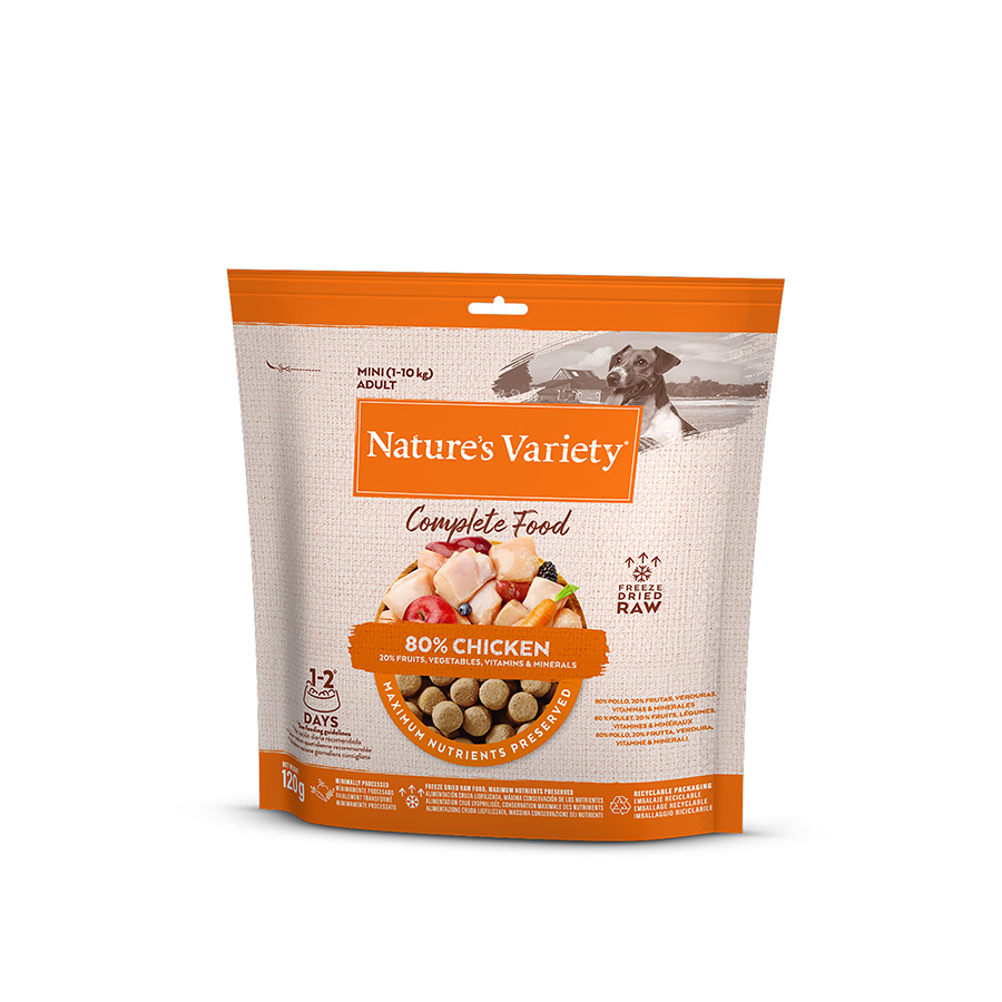 Natures Variety Mini Complete Freeze Dried Adult Dog Food Chicken