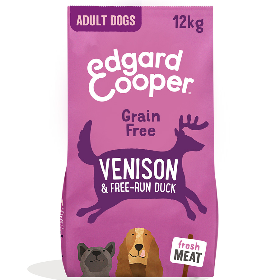 Edgard & Cooper Grain Free Adult Dry Dog Food Venison & Duck