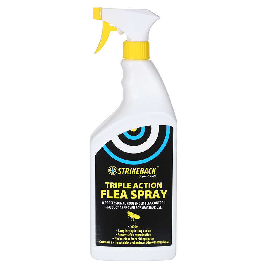 Strikeback Super Strength Triple Action Household Flea Spray