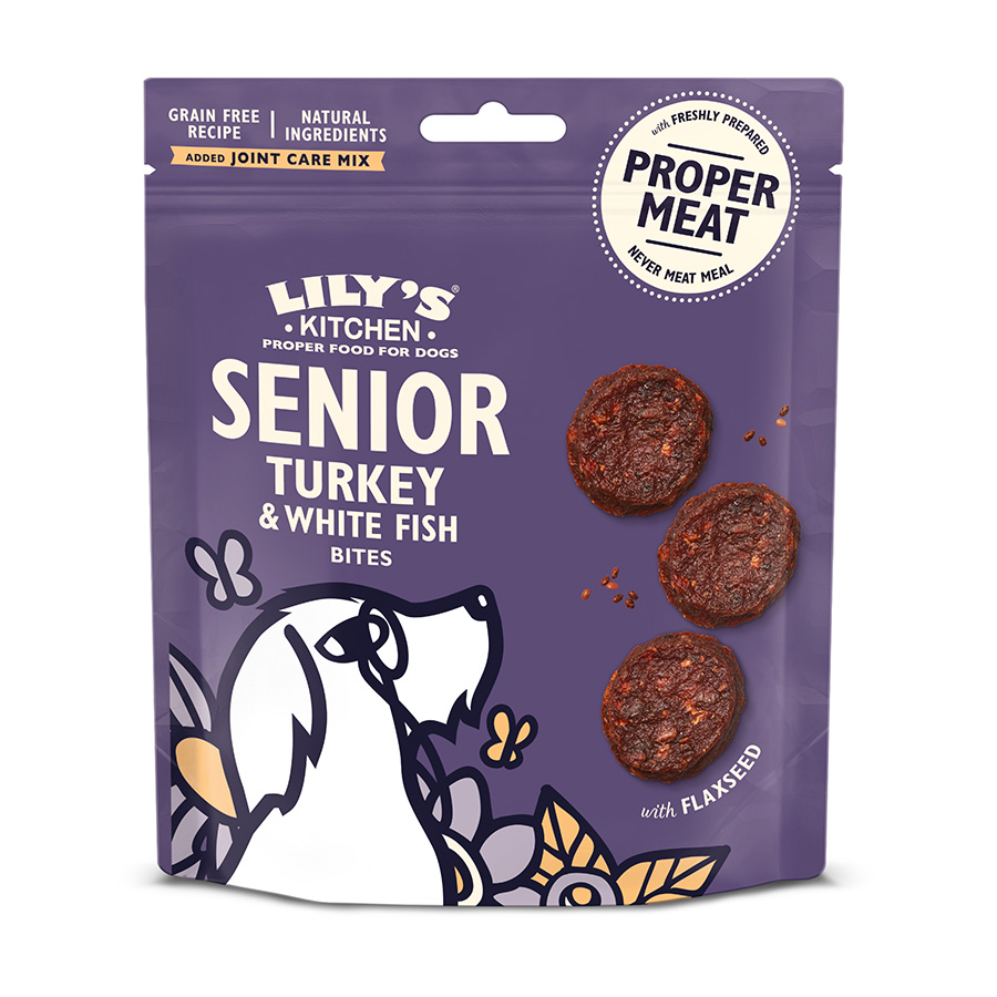 Lily's Kitchen Senior Turkey & White Fish Dog Treats