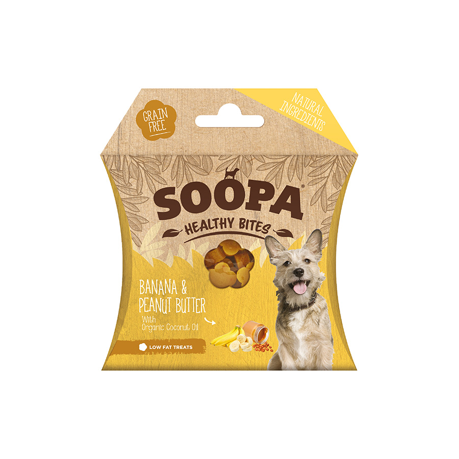 Soopa Healthy Training Bites Dog Treat Banana & Peanut Butter