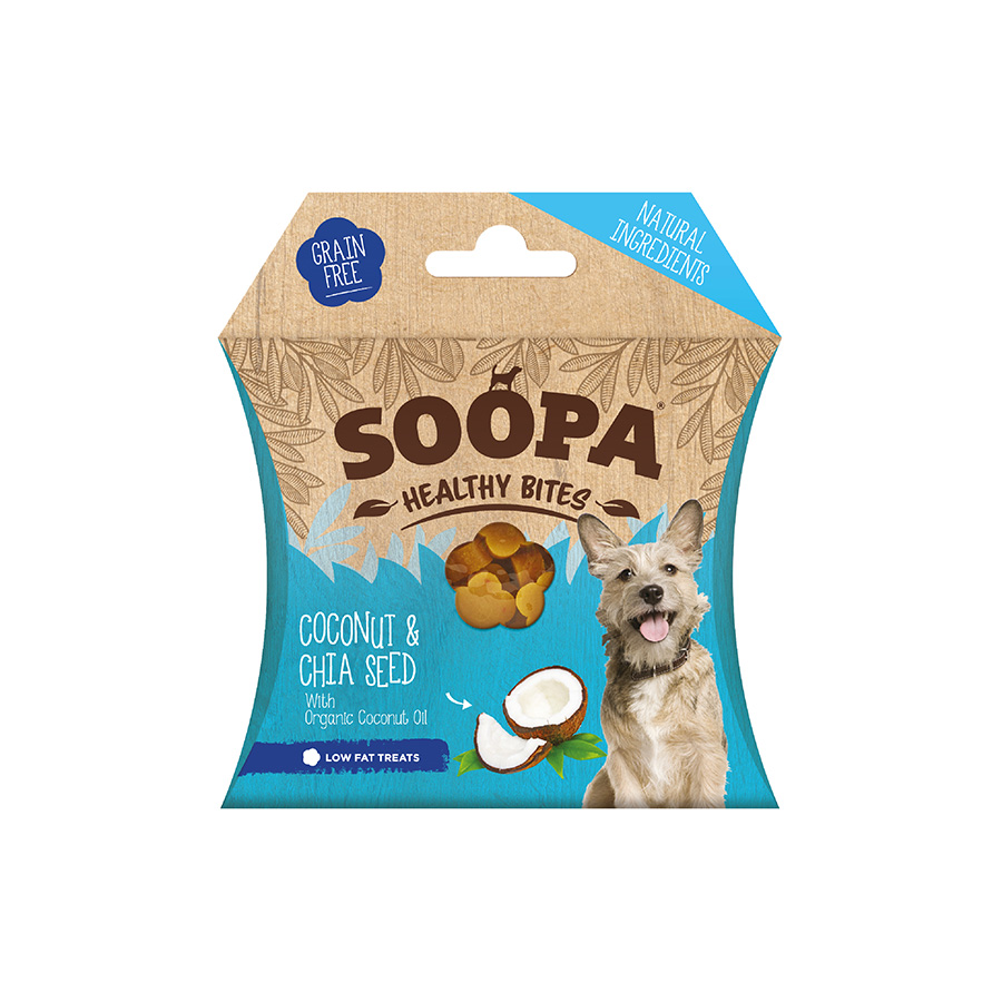 Soopa Healthy Training Bites Coconut & Chia Seed Dog Treat