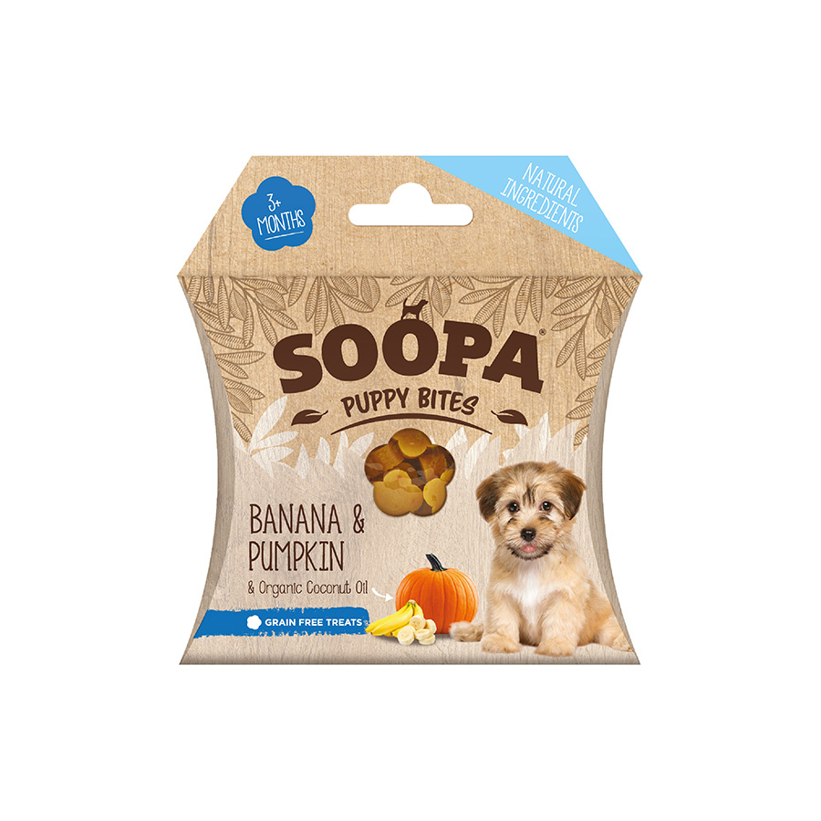 Soopa Healthy Bites Puppy Treats Banana & Pumpkin