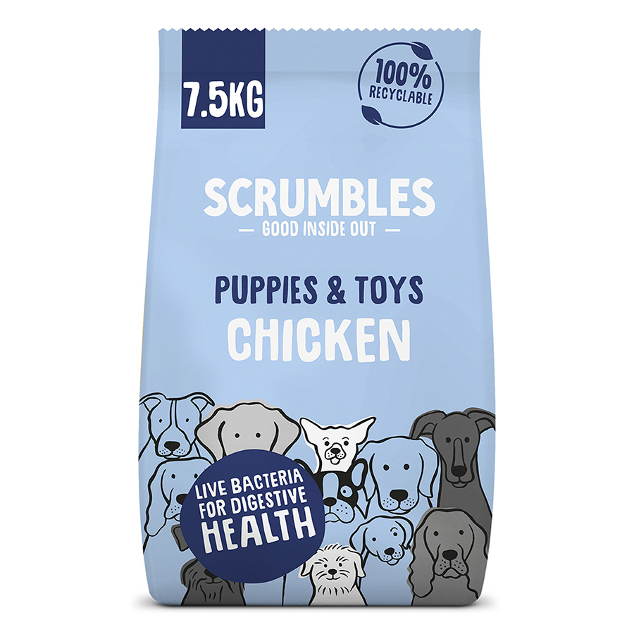 Scrumbles Complete Puppy Dry Dog Food Chicken