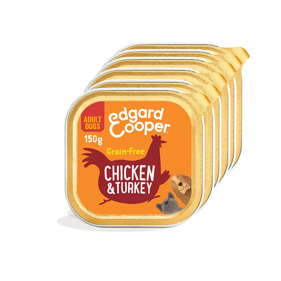 Edgard & Cooper Grain Free Adult Wet Dog Food Chicken & Turkey