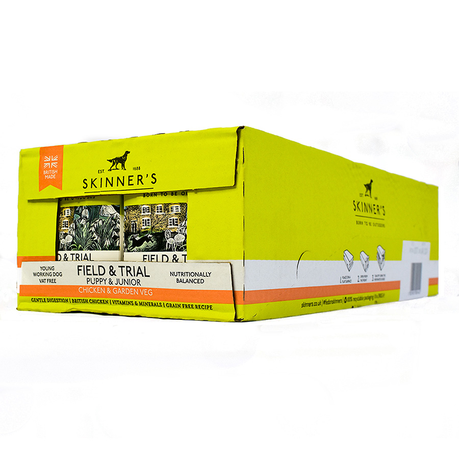 Skinner's Field & Trial Puppy & Junior Wet Working Dog Food Chicken