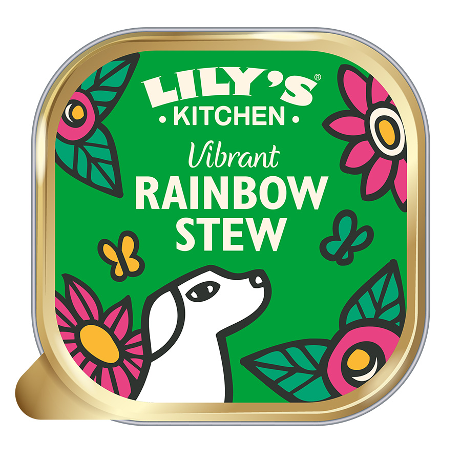 Lily's Kitchen Wet Adult Dog Food Plant-Based Vibrant Rainbow Stew Tin 150g