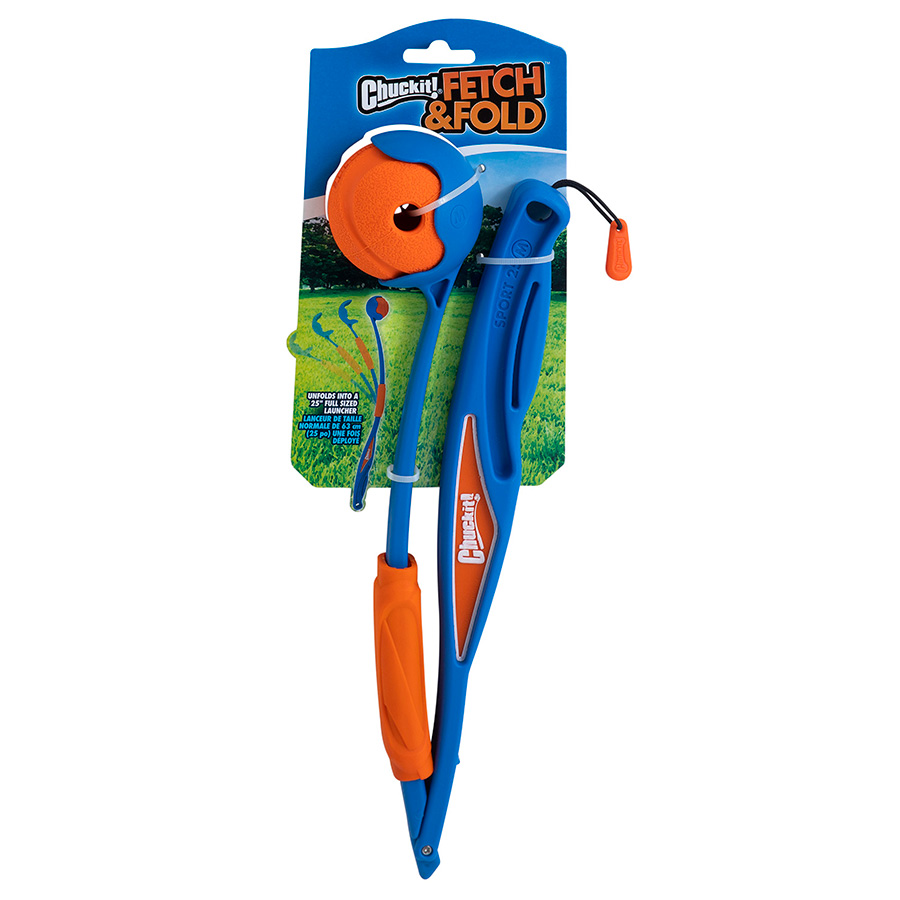 ChuckIt Fetch & Fold Ball Launcher for Dogs 25m