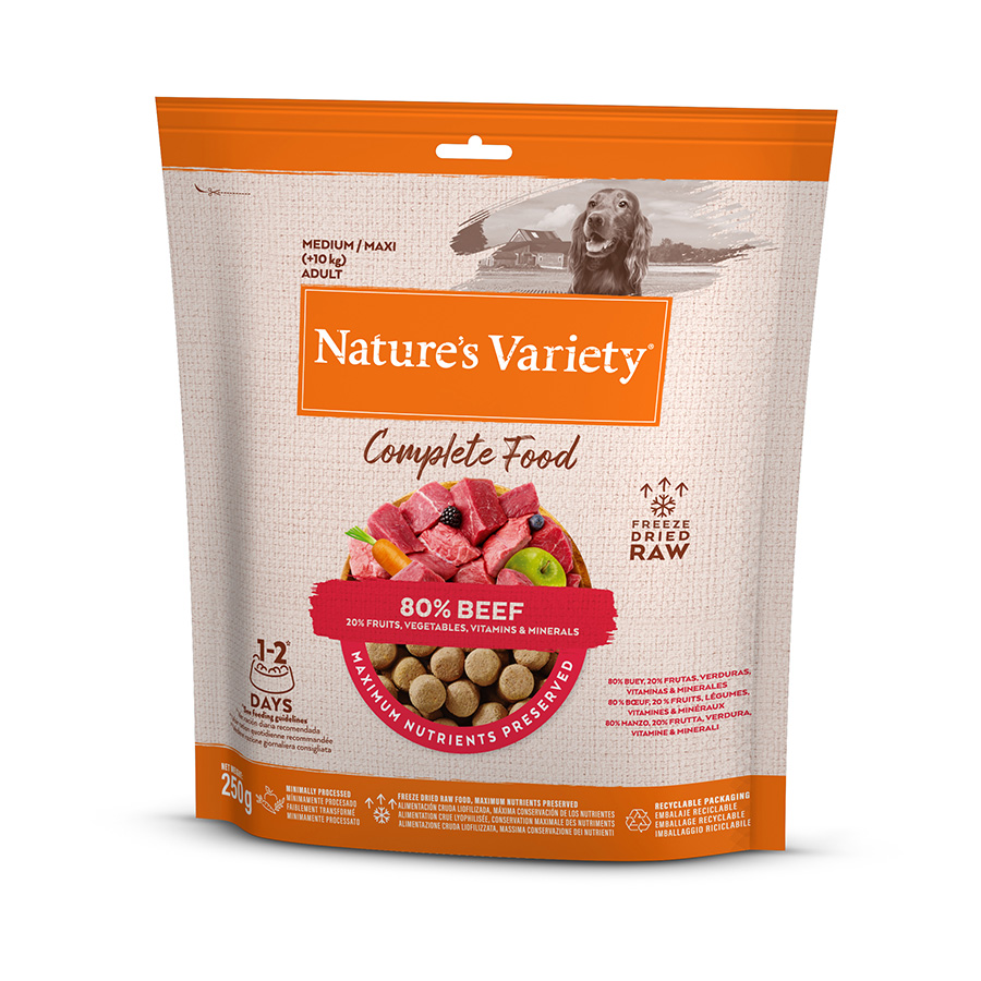Natures Variety Large Breed Adult Freeze Dried Dog Food Beef