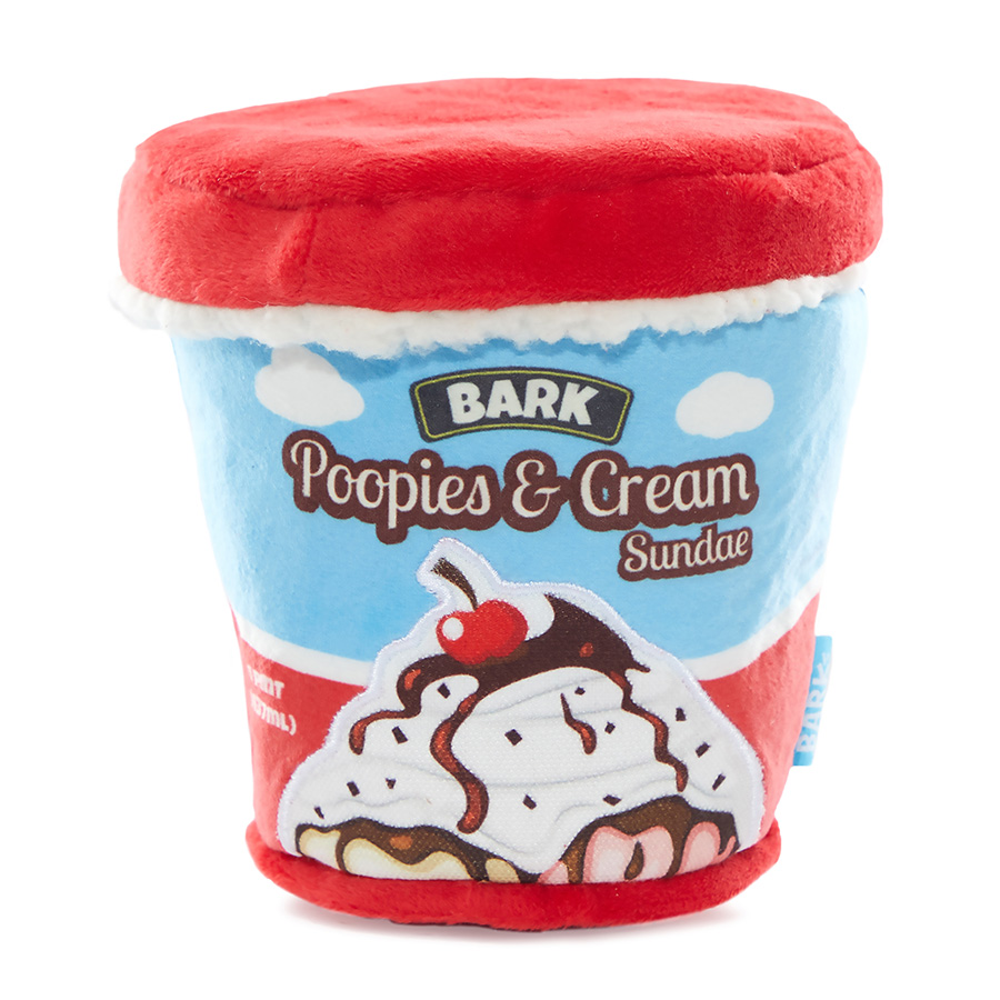 BARK Poopies & Cream Pint Dog Toy