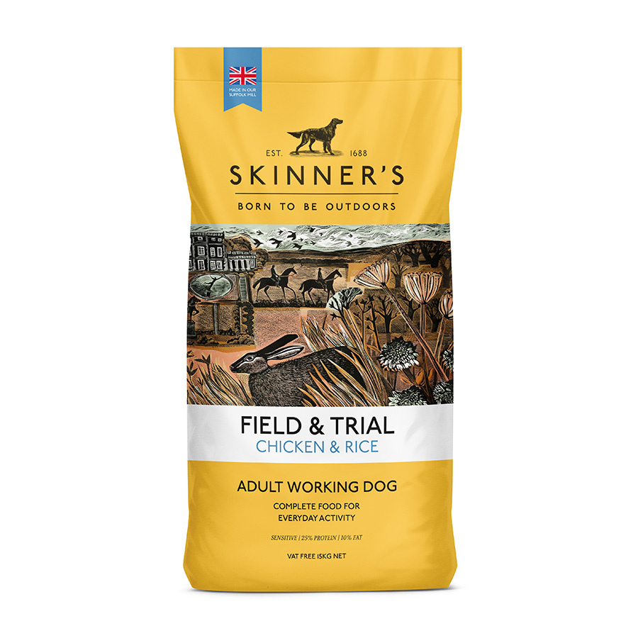Skinner's Field & Trial Adult Working Dry Dog Food Chicken & Rice