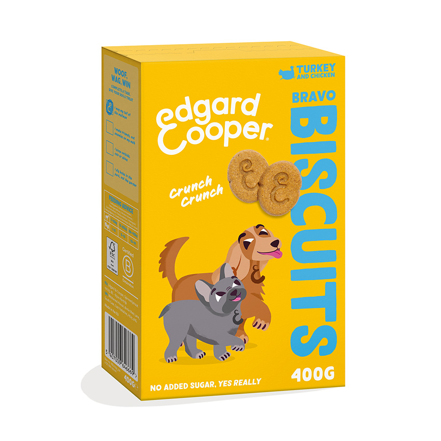 Edgard & Cooper Dog Treat Biscuits Turkey