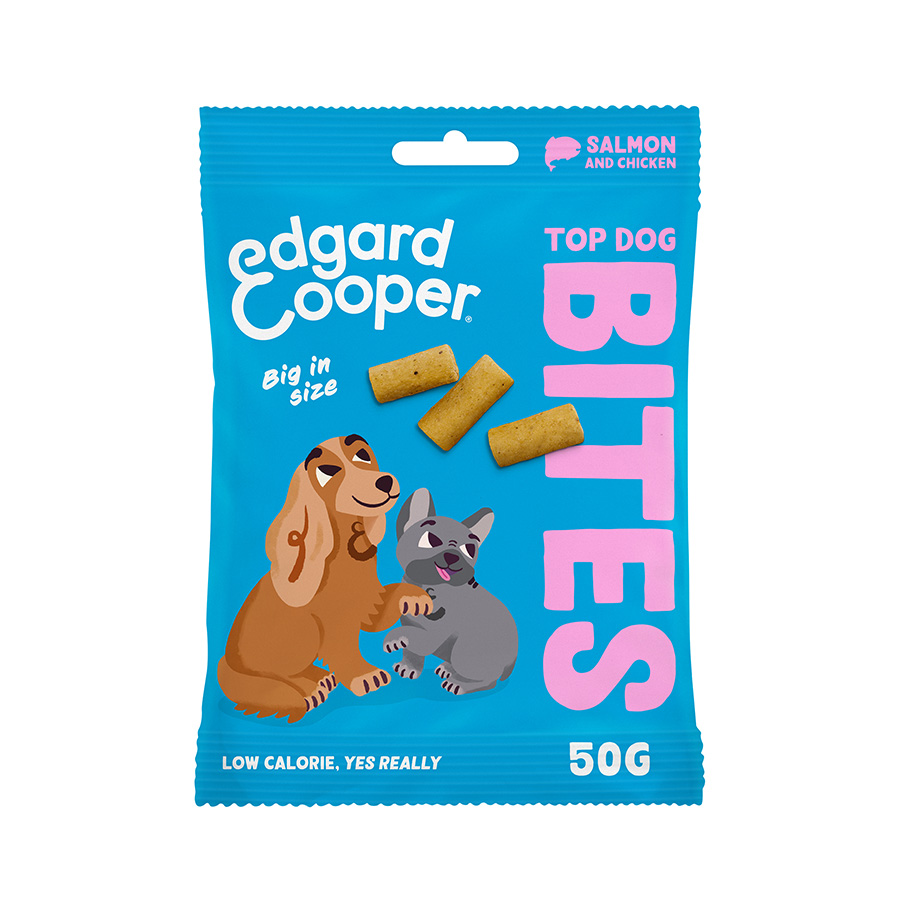 Edgard & Cooper Dog Treat Large Bites Salmon