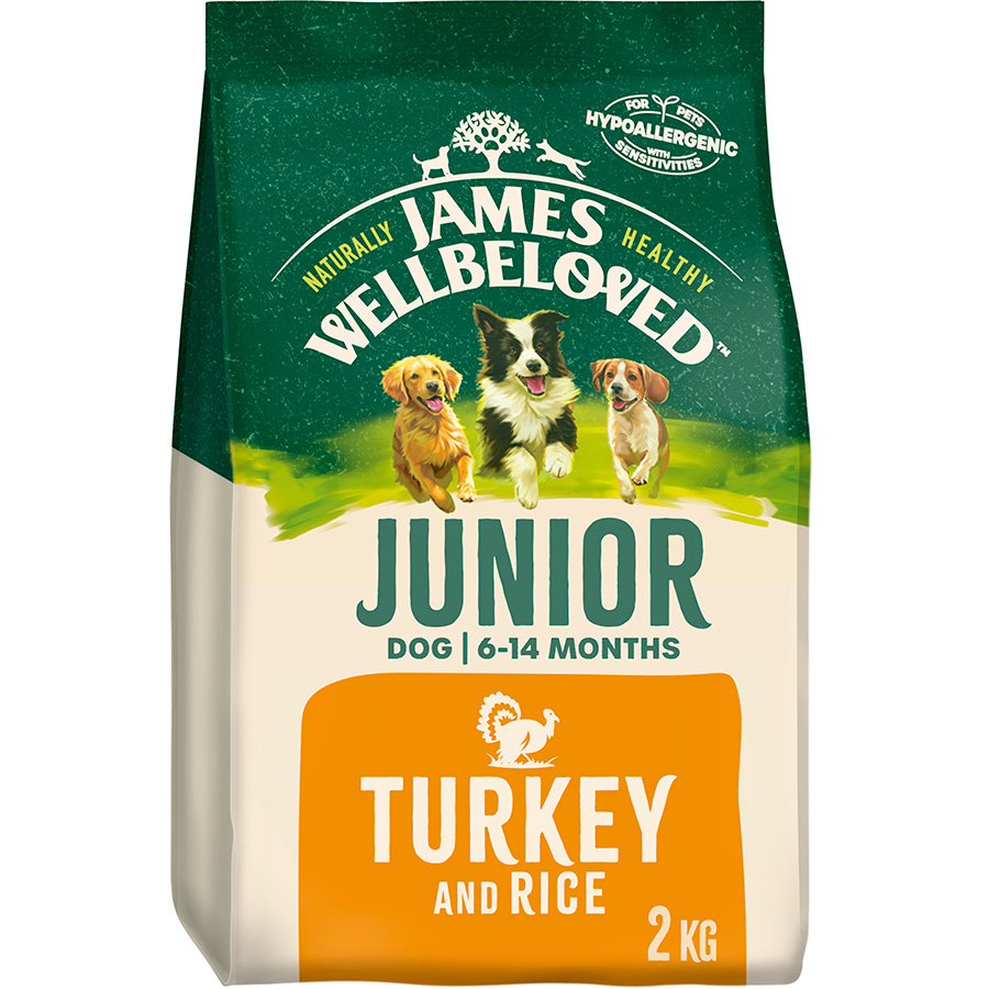 James Wellbeloved Junior Dry Dog Food Turkey & Rice