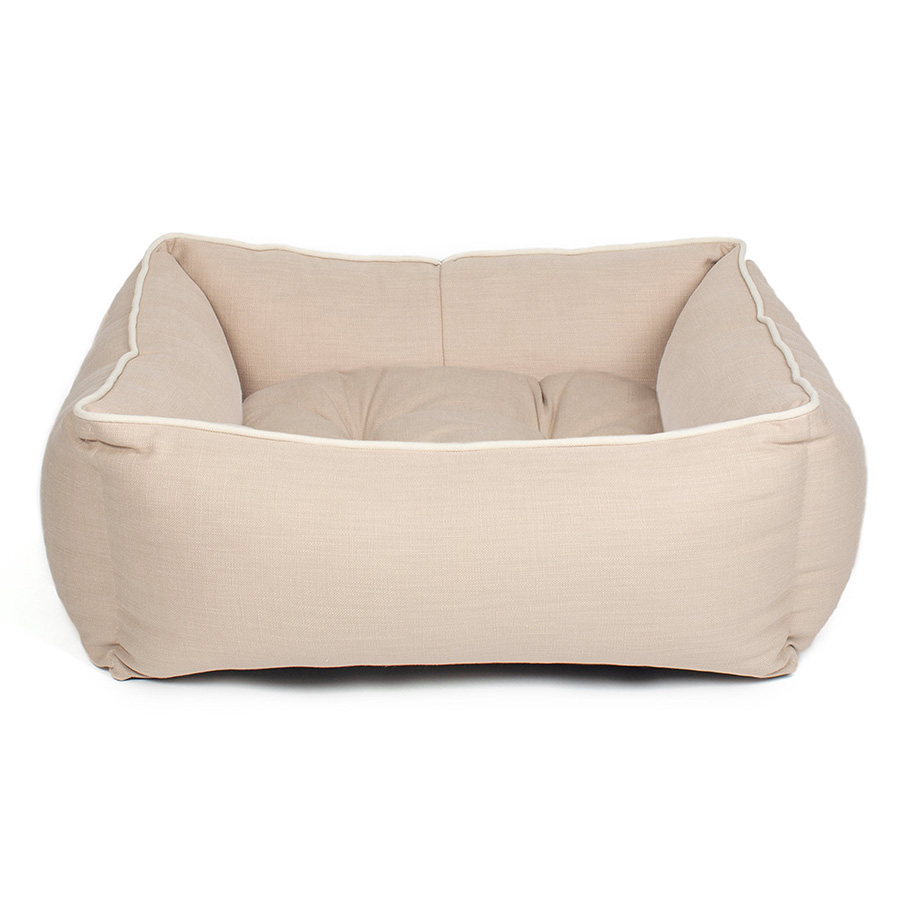 Lords & Labradors Savanna Box Dog Bed Oatmeal